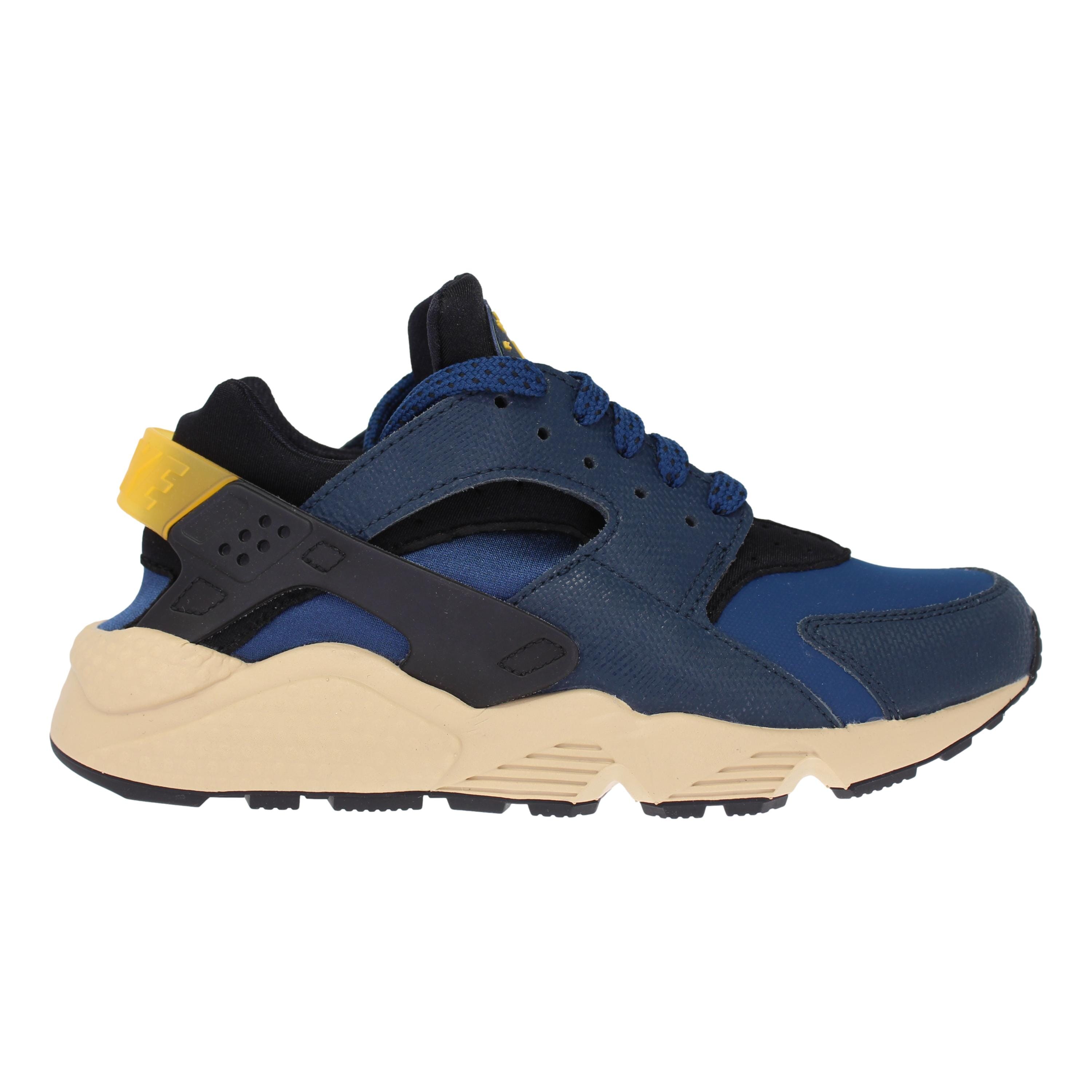 Men s Nike Air Huarache PRM Armory Navy Blk University Gold DZ4852 001 8.5 Walmart