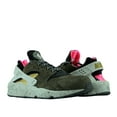thumbnail image 1 of Nike Air Huarache Run PRM Mens Running Shoes Black/Desert Moss-Solar Red 704830-010, 1 of 6