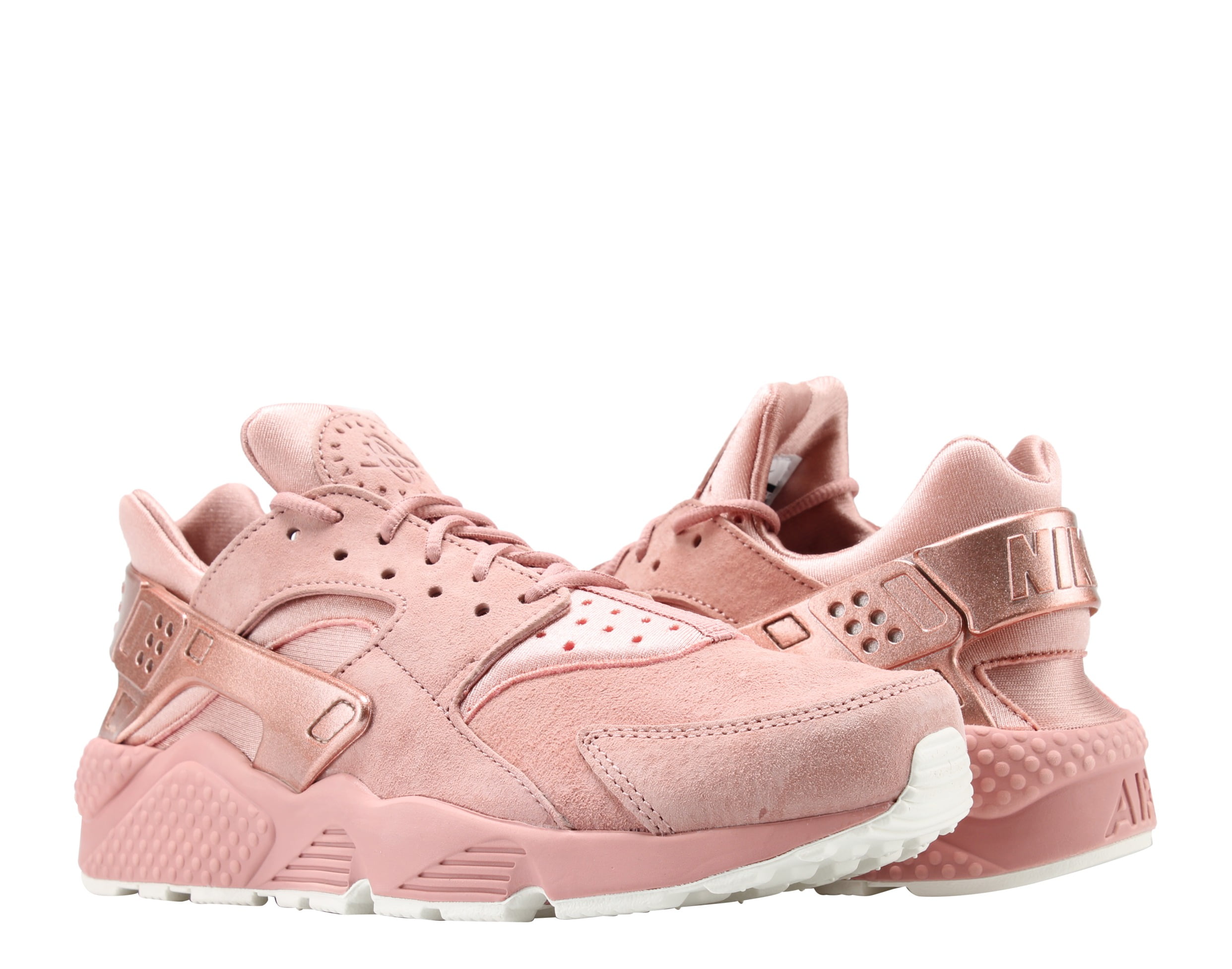Nike Air Huarache Run Premium Men's Running Shoes Rust Pink/MTLC