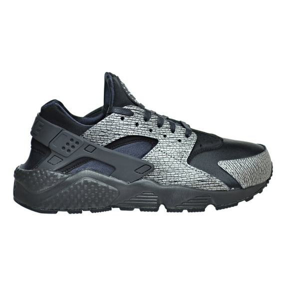Nike Air Huarache Run Premium Women's Shoes Black/Metallic Silver 683818-003