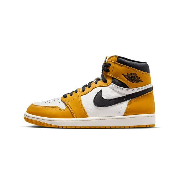 Nike Air Jordan 1 High OG DZ5485-701 Sneaker Men's Yellow Ochre Leather PRO147 (10,Yellow)