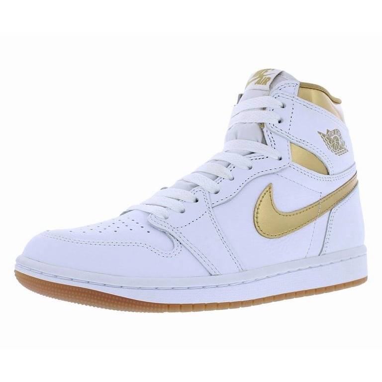 Women's Jordan 1 Retro High OG White/Metallic Gold (FD2596 107