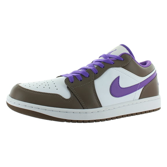Nike Air Jordan 1 Low Mens Shoes Size 14, Color: Palomino/Wild Berry/White