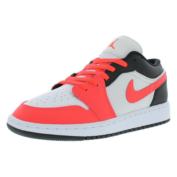 Nike Air Jordan 1 Low SE GS Boys Shoes Size 4, Color: Infrared 23/Black/White