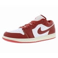 thumbnail image 1 of Nike Air Jordan 1 Low SE Sneaker in White / Dune Red | Men Low-Top - 10, 1 of 4