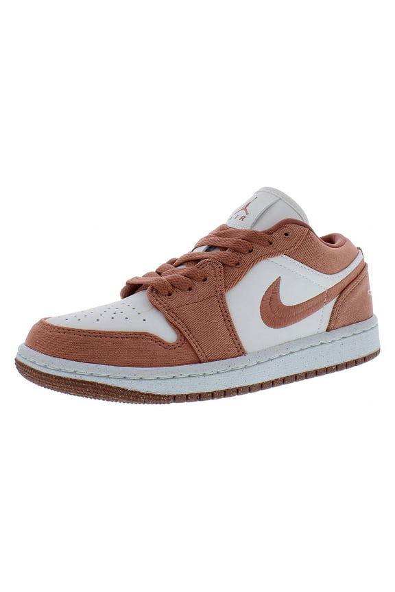 Air Jordan 1 Low SE Womens Shoes Size 12, Color: Sky J Orange/Sail