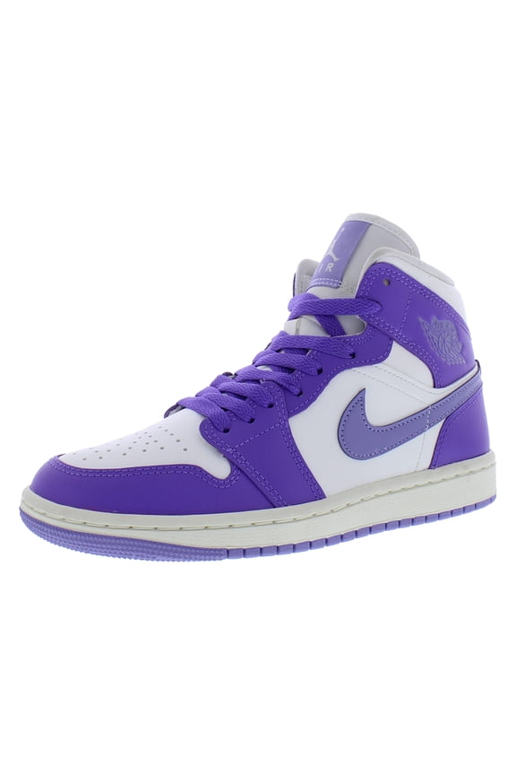 Nike Air Jordan 1 Mid Unisex Shoes Size 9.5, Color: Action Grape/Sky J Lt Purple