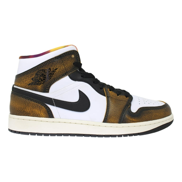 Nike Air Jordan 1 Mid SE Black/Taxi-White-Sail DQ8417-071 Men's
