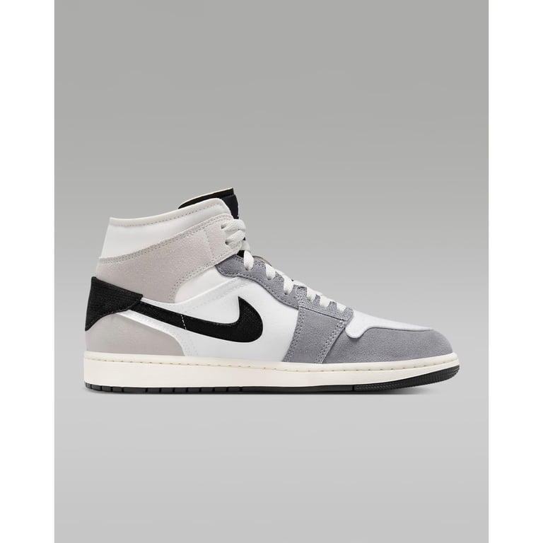 Nike Air Jordan 1 Mid SE Craft Cement Grey/Black-White  display picture 1