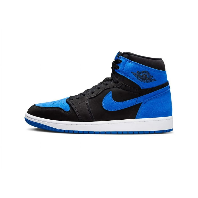 Nike shoes black and blue hotsell