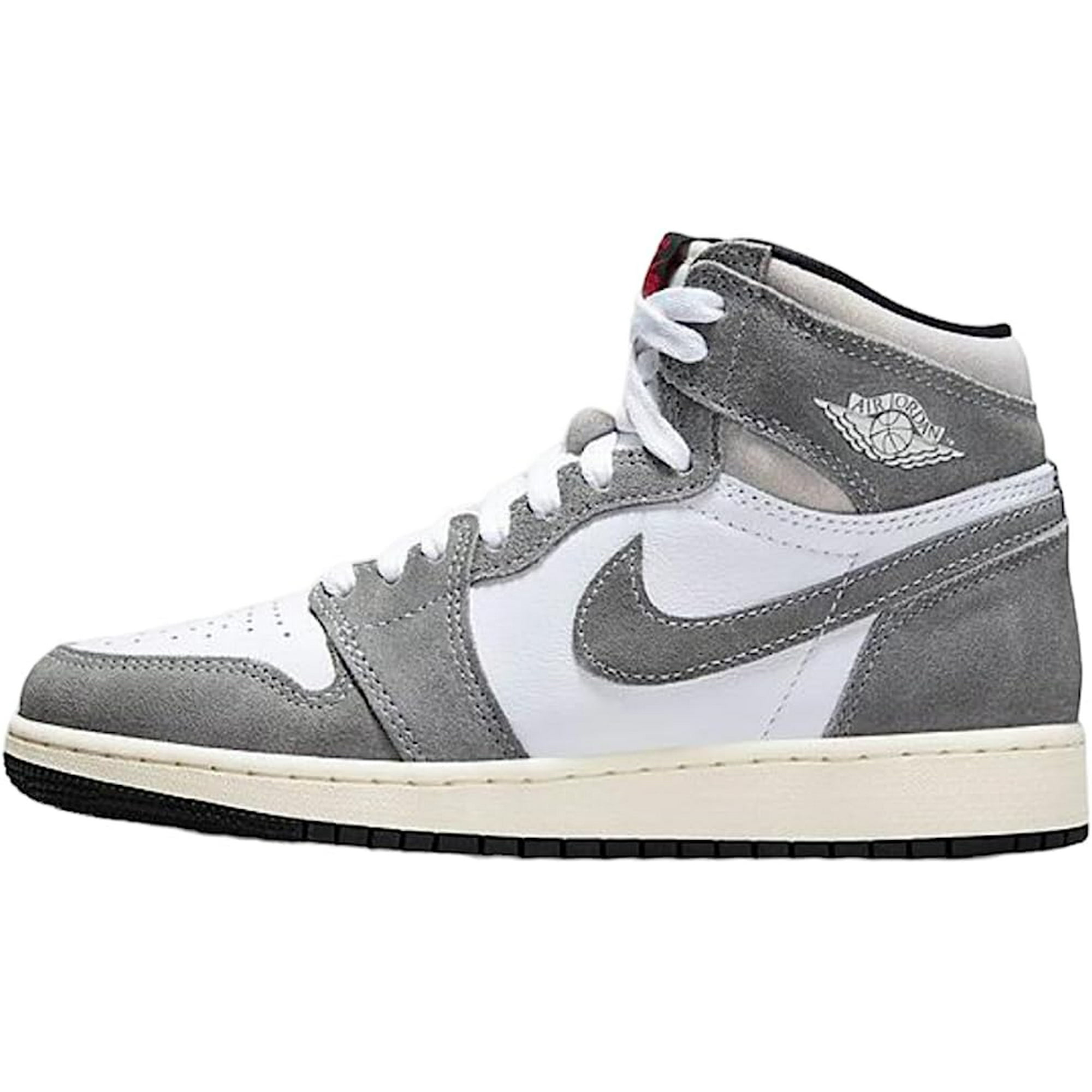 Nike Air Jordan 1 Retro High OG GS Boys Shoes Size 5.5, Color: Black/Fire  Red/White - Walmart.com