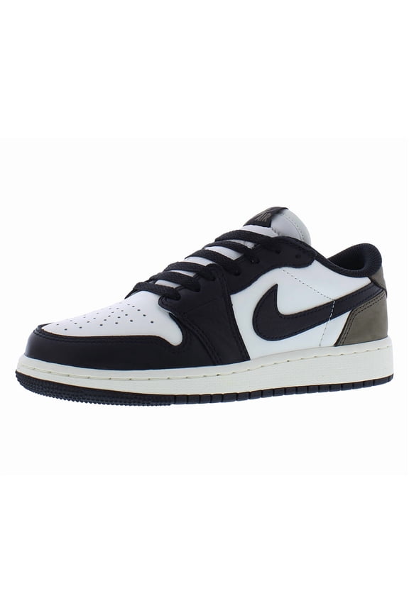 Air Jordan 1 Retro Low OG Sail/Black-Dark Mocha CZ0858-102 Grade-School Size 4.5