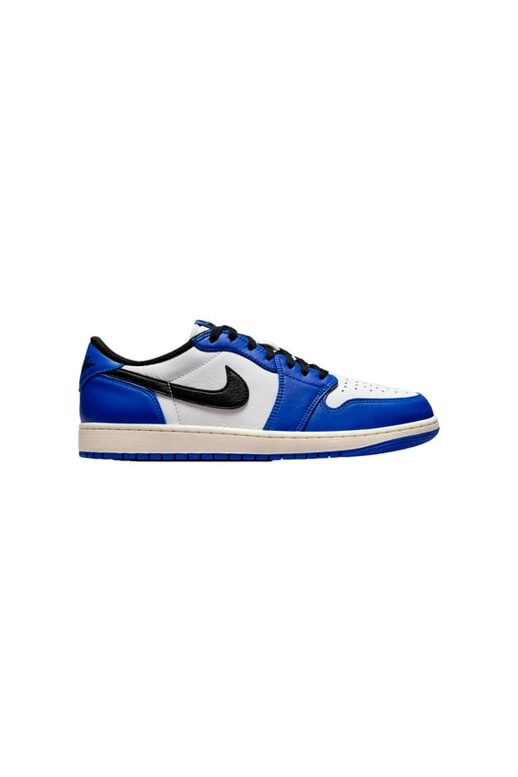 Air Jordan 1 Retro Low OG White/Black-Game Royal-Sail CZ0790-140 Men's Size 10.5