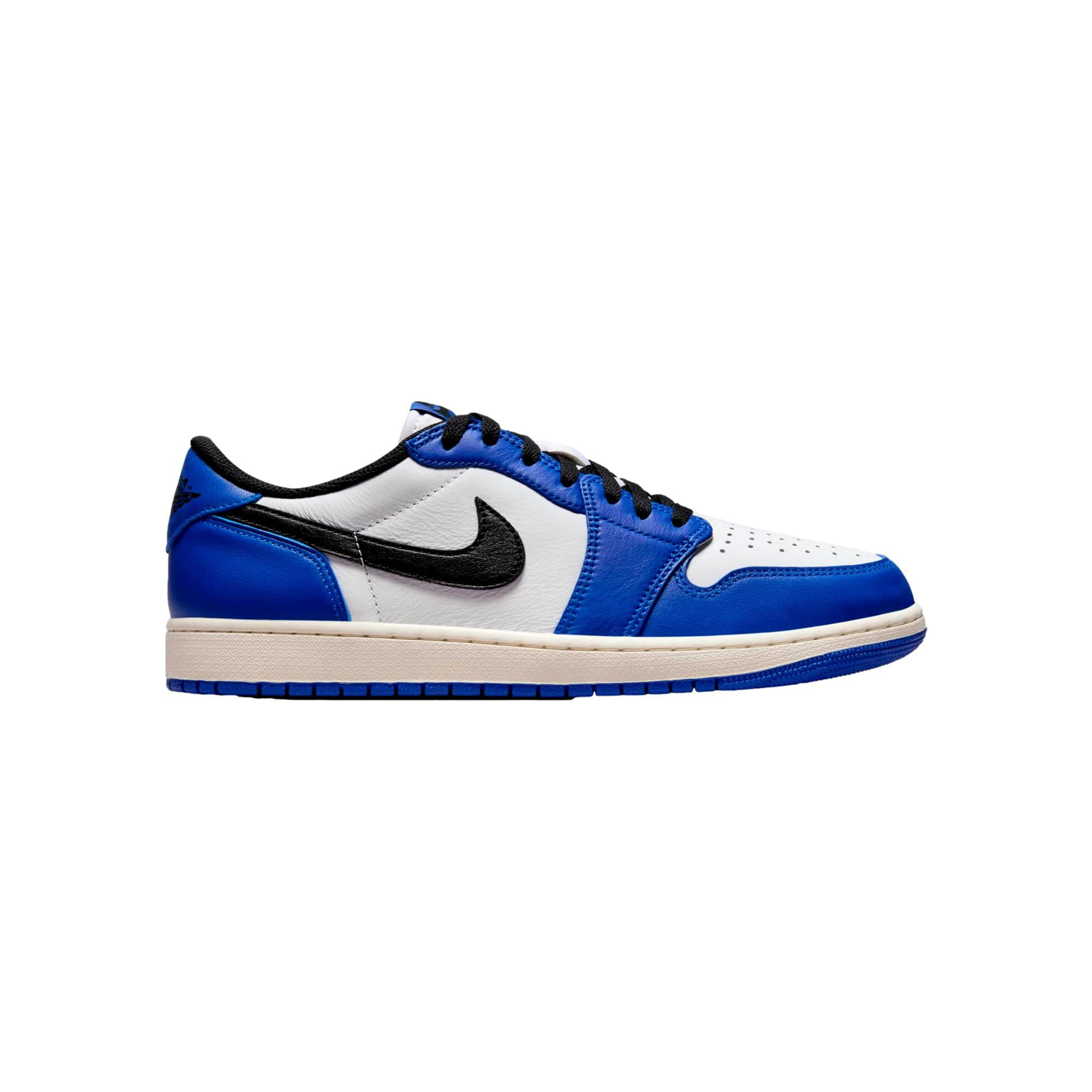 Air Jordan 1 Retro Low OG White/Black-Game Royal-Sail  CZ0790-140 Men's Size 8.5