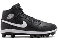 all black jordan cleats