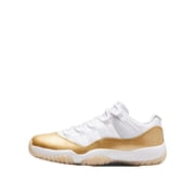 Nike Air Jordan 11 Retro Low White / Metallic Gold - Team Gold AH7860-102 Womens Size 8