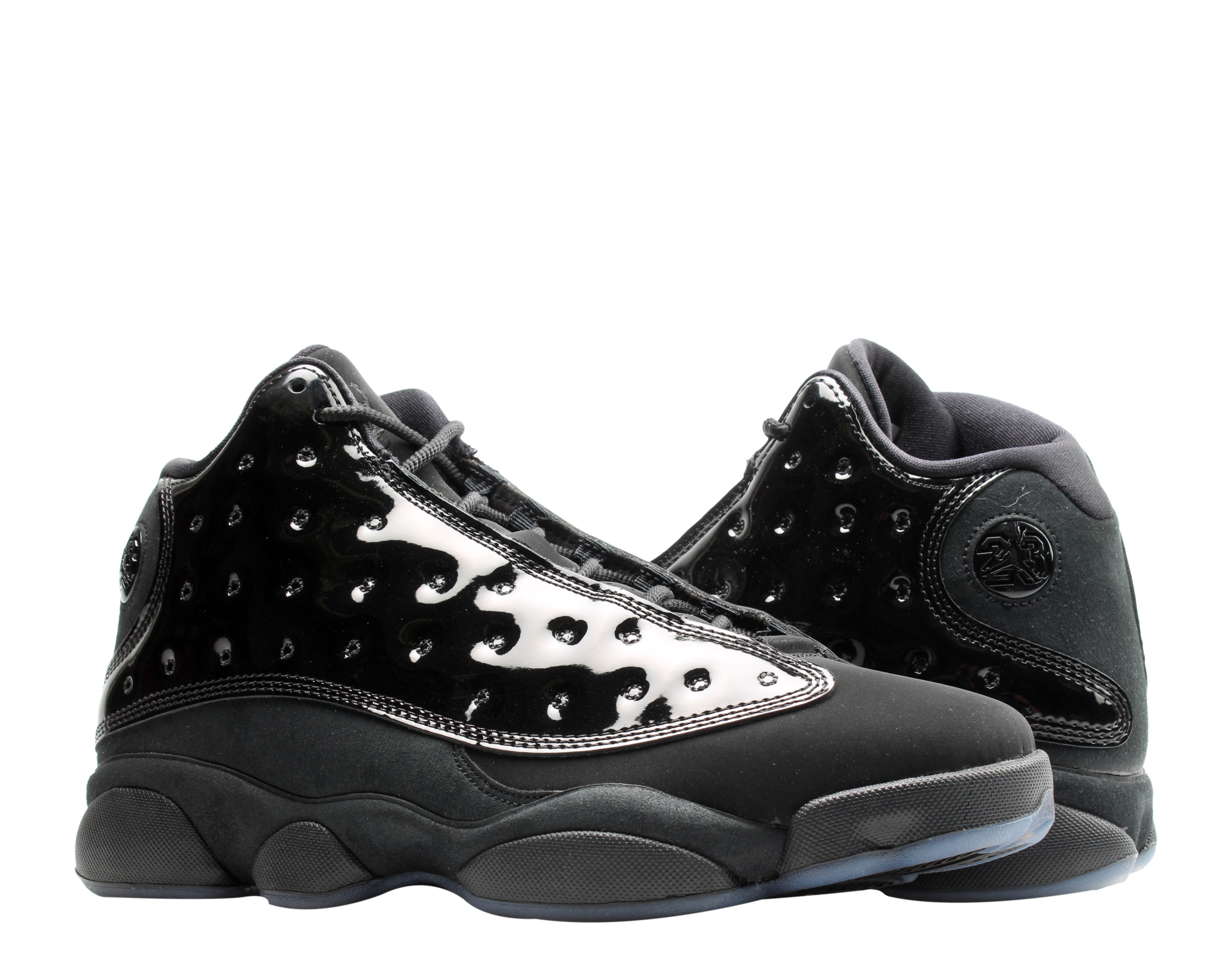 Nike Air Jordan 13 Retro Black Cap and Gown Men's Basketball Shoes 414571-012 - image 1 of 6