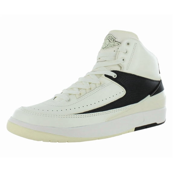 Nike Air Jordan 2 Retro Womens Shoes Size 8, Color: Sail/Coconut Milk/Black