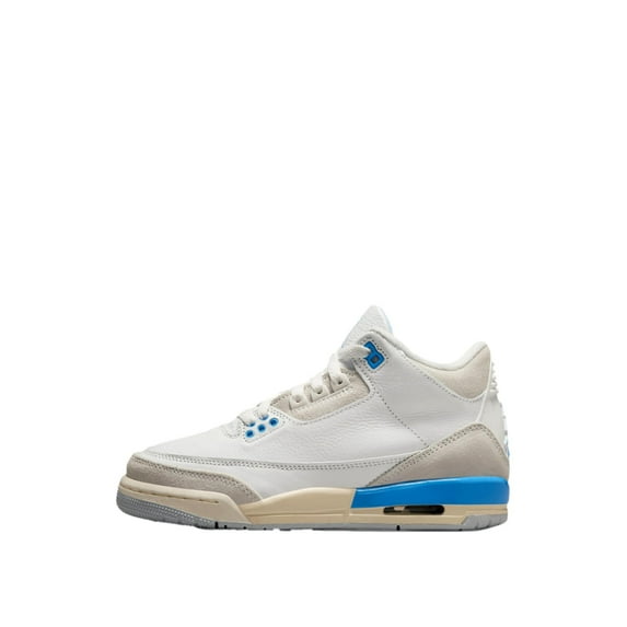 Big Kid's Jordan 3 Retro "Lucky Shorts" Smmt Wht/Hydrgn Bl (DM0967 101) - 6.5