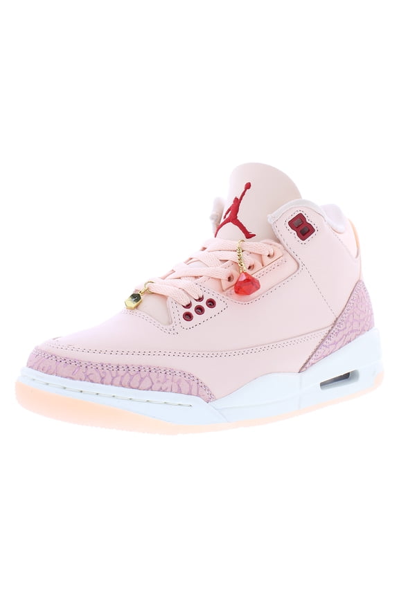 Air Jordan 3 Retro VDay Washed Coral/Gym Red-Sail HJ0178-600 Women's Size 10.5