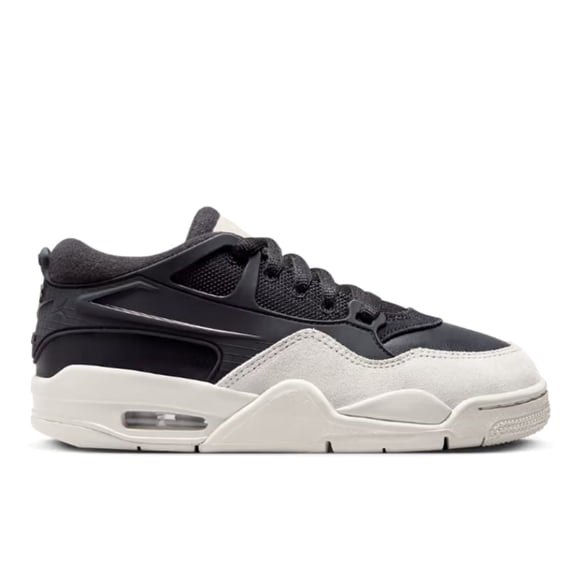 Big Kid's Jordan 4 RM Black/Light Bone-Dark Grey (FQ7938 001) - 5