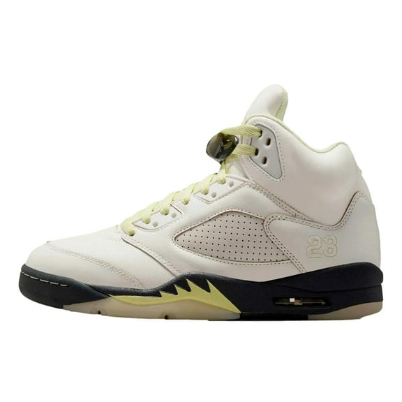 Women's Air Jordan 5 Retro Sail/Luminous Green-Anthracite (IM7592 130) - 7.5