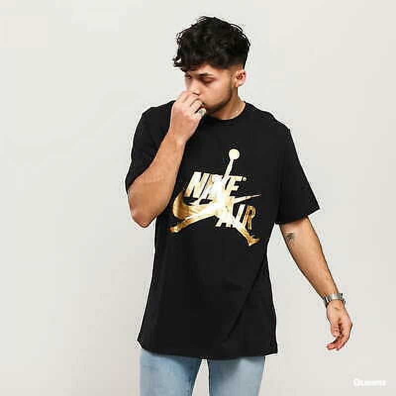 black and gold nike shirt