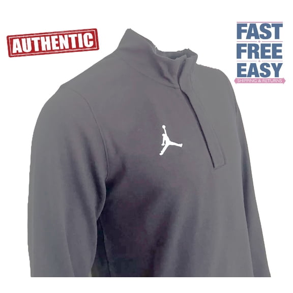 Nike Air Jordan Dri-Fit Team Half Zip Pullover/Sweater Men's Golf Jumpman Gray DQ7913