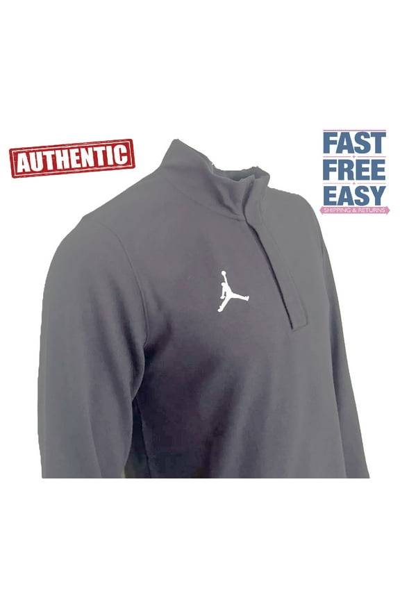 Nike Air Jordan Dri-Fit Team Half Zip Pullover/Sweater Men's Golf Jumpman Gray DQ7913
