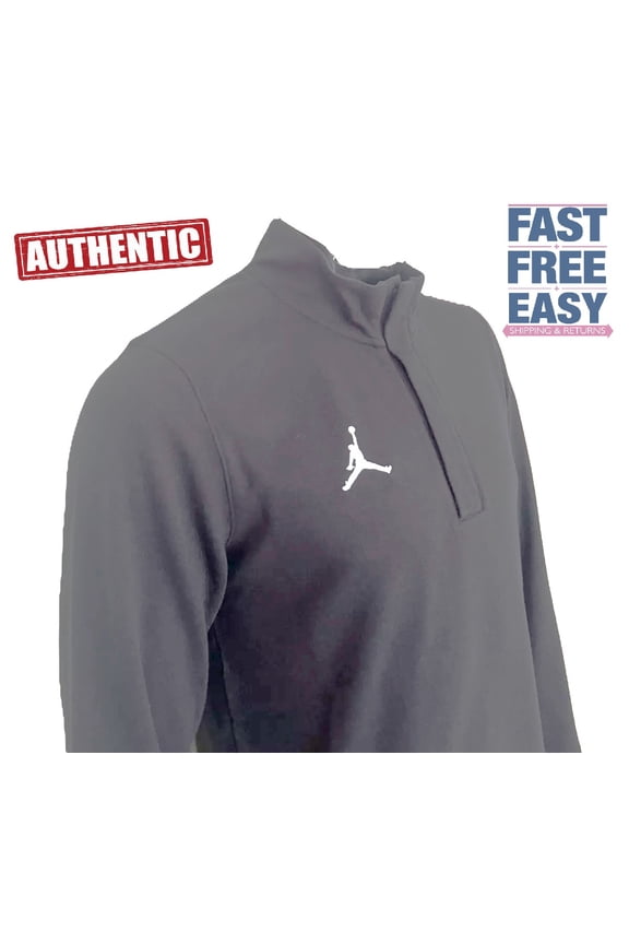 Nike Air Jordan Dri-Fit Team Half Zip Pullover/Sweater Men's Golf Jumpman Grey DQ7913