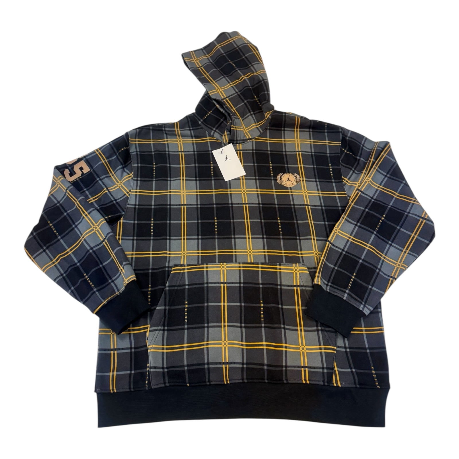 HOT Air Jordan Jumpman Nike Air Black And Gold Hoodie Nike Air