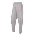 thumbnail image 1 of Nike Air Jordan Flight WC Cuffed Leg Fleece Pants Sweatpants, Grey/White, Large, 1 of 2