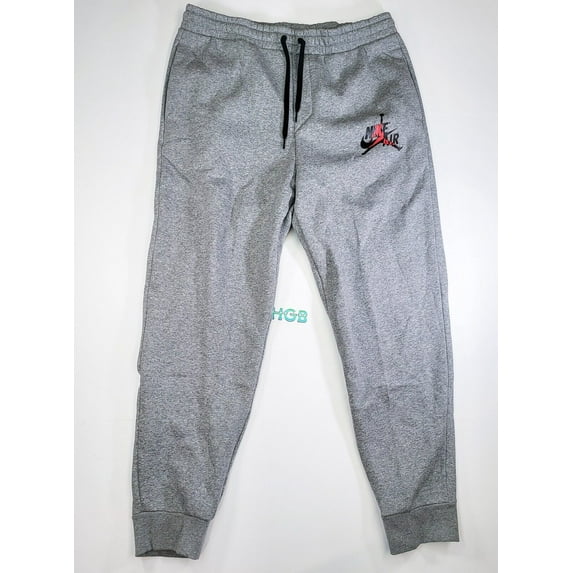 Nike Air Jordan Jumpman Classics Joggers Men's Fleece Pants Gym Grey DH9502-091