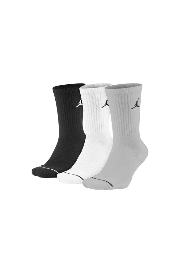 Nike Air Jordan Jumpman Crew Socks - 3 Pair Pack Large