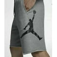 thumbnail image 1 of Nike Air Jordan Jumpman Logo Fleece Shorts (Grey/Black) Size XL, 1 of 3