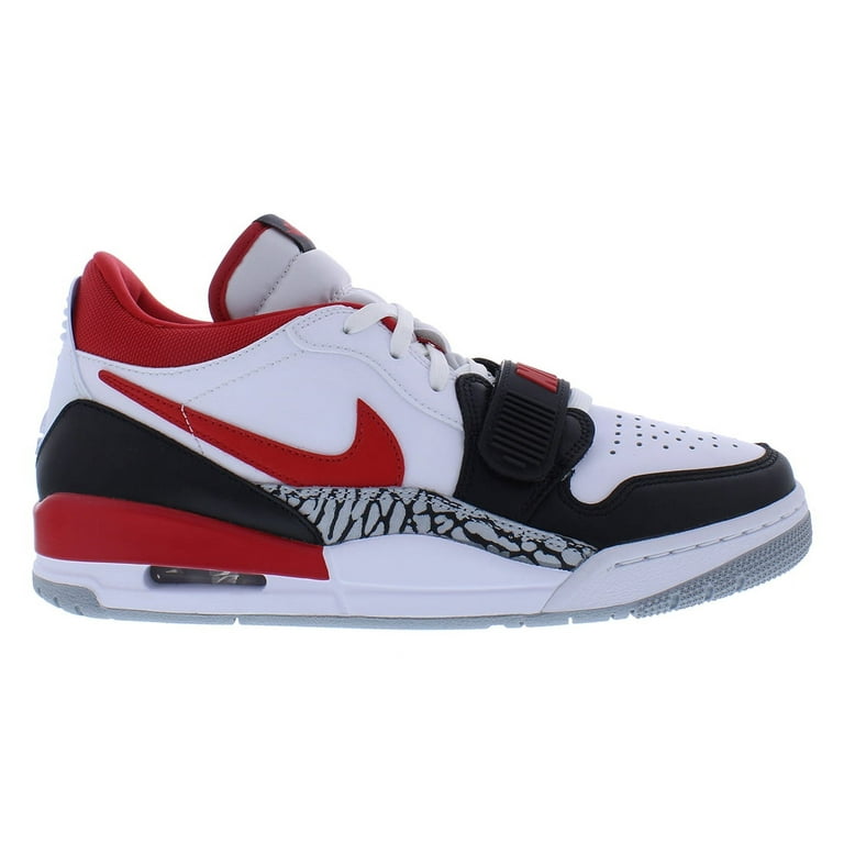 Men s Air Jordan Legacy 312 Low White Fire Red Black Wolf Grey CD7069 160 11.5 Walmart