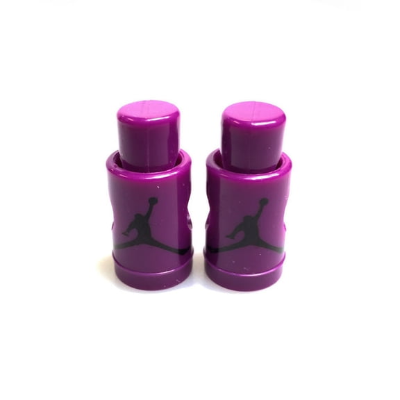 Nike Air Jordan Purple Base Black Man Shoe VI Lace Lock Replacement - Laces Shoelace Locks Rope Buckle Metal Spring Buckles Lanyard