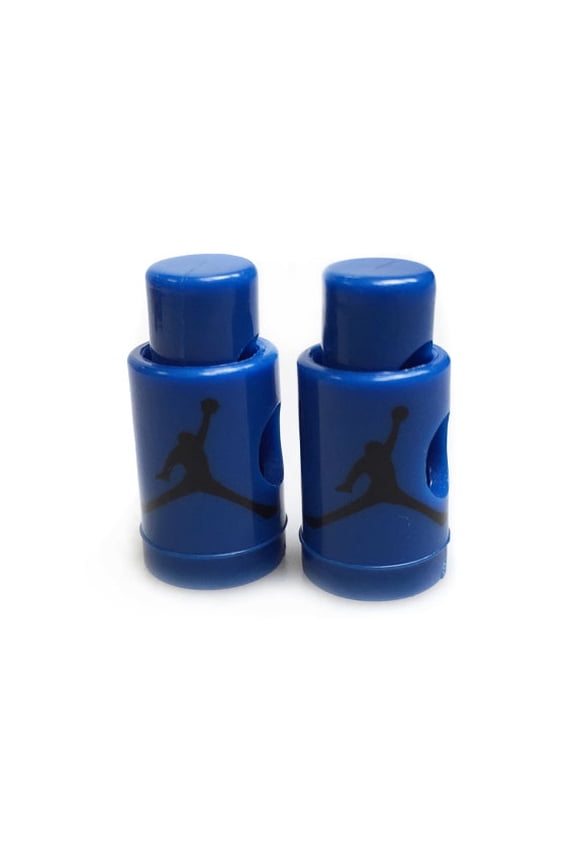 Nike Air Jordan Royal Blue Base Black Man Shoe VI Lace Lock Replacement - Laces Shoelace Locks Rope Buckle Metal Spring Buckles Lanyard