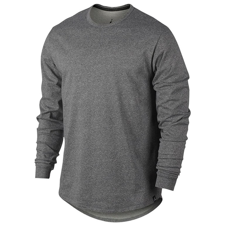 Nike Air Jordan True Elephant Print Long Sleeve Dark Grey Heather