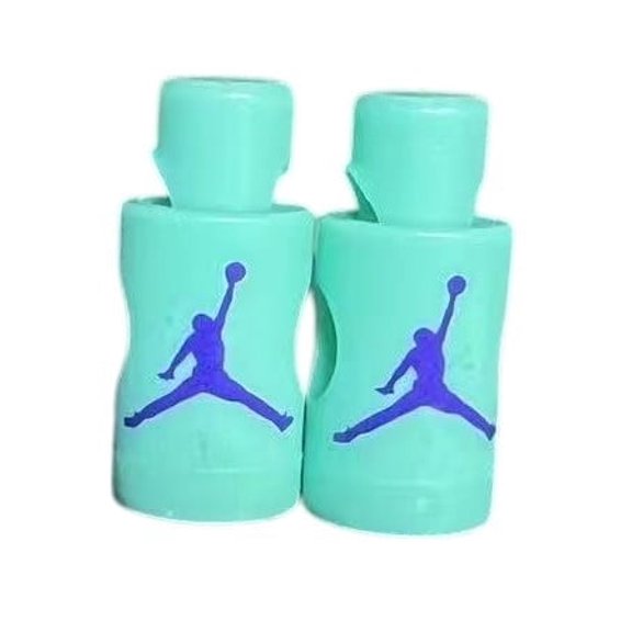 Nike Air Jordan Turquoise Teal Base Light Purple Jumpman Shoe VI Lace Lock Replacement - Laces Shoelace Locks Rope Buckle Metal Spring Buckles Lanyard