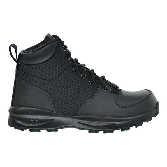 Nike Air Manoa Leather Textile (GS) Big Kids ACG Boots Black/Black-Black 613546-001 (5.5 M US)