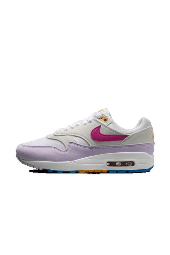 Women's Nike Air Max 1 '87 White/Alchemy Pink-Photo Blue (HF5071 100) - 10
