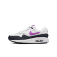thumbnail image 1 of Big Kid's Nike Air Max 1 BG White/Fuchsia Dream (FQ8360 100) - 5.5, 1 of 5