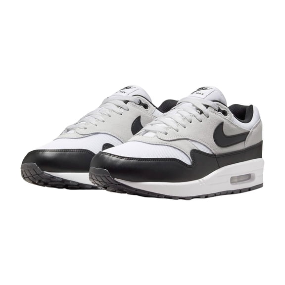 Nike Air Max 1 Essential Men's Shoes (FZ5808-102, White/Pure Platinum/Black) Size 9.5