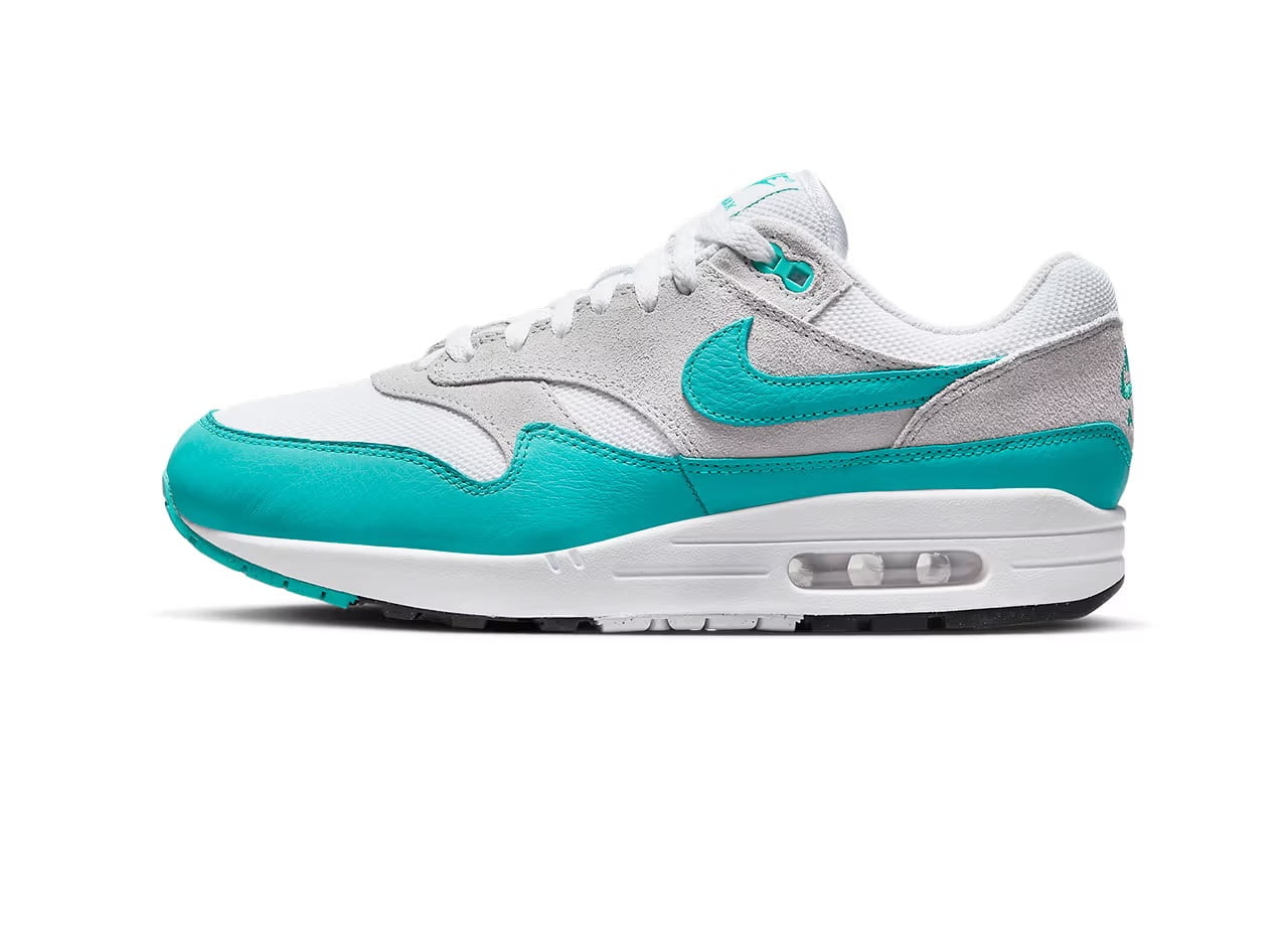 Men's Nike Air Max 1 SC Neutral Grey/Clear Jade-White (DZ4549 001) - 9