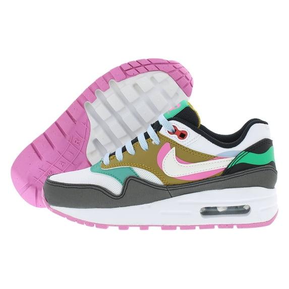 Nike Air Max 1 SE GS Girls Shoes Size 6.5, Color: Black/White/Playful Pink