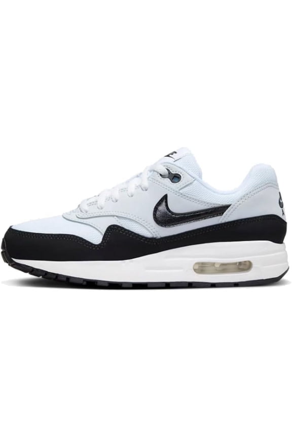 Big Kid's Nike Air Max 1 White/Black-Pure Platinum (DZ3307 106) - 5.5