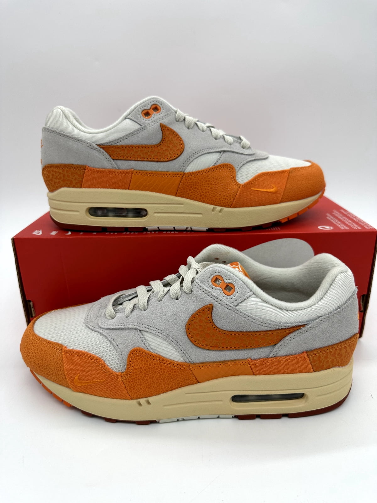 Nike Air Max 1 Womens size 5.5 Orange White running shoes DZ4709 001