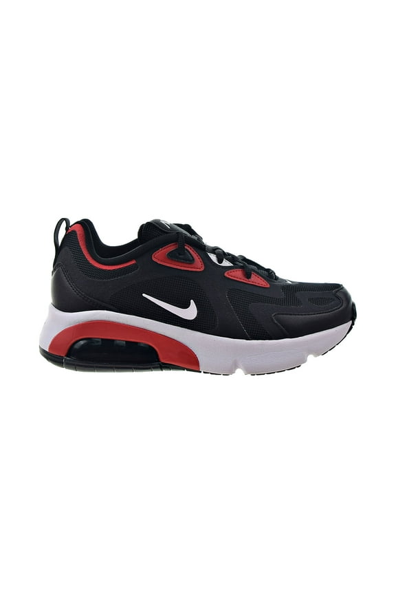 Air Max 200 Big Kids' Shoes Black-White-University Red at5627-007