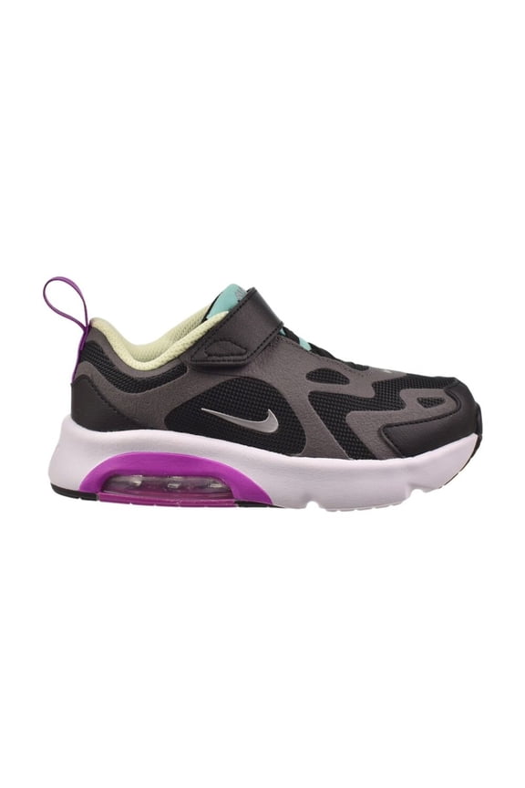 Air Max 200 (TD) Toddlers' Shoes Black/Metallic Silver at5629-004